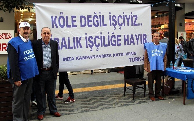 Türk-iş 10 Bin İmzayı AK Parti’ye Teslim Edecek