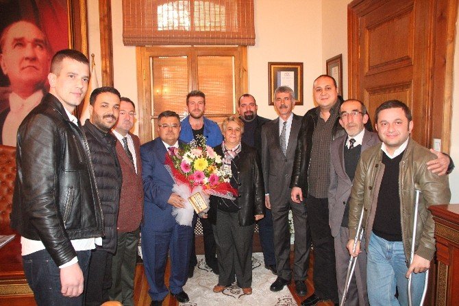 Rumeli Yönetiminden Başkan Selim Yağcı’ya Ziyaret