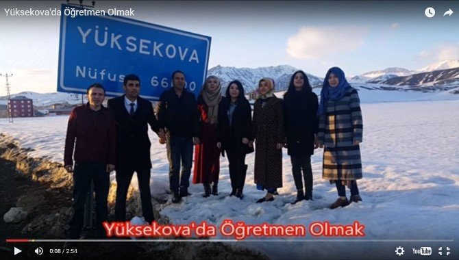 Yüksekova’da Görev Yapan Öğretmenlerin Videosu Büyük İlgi Gördü