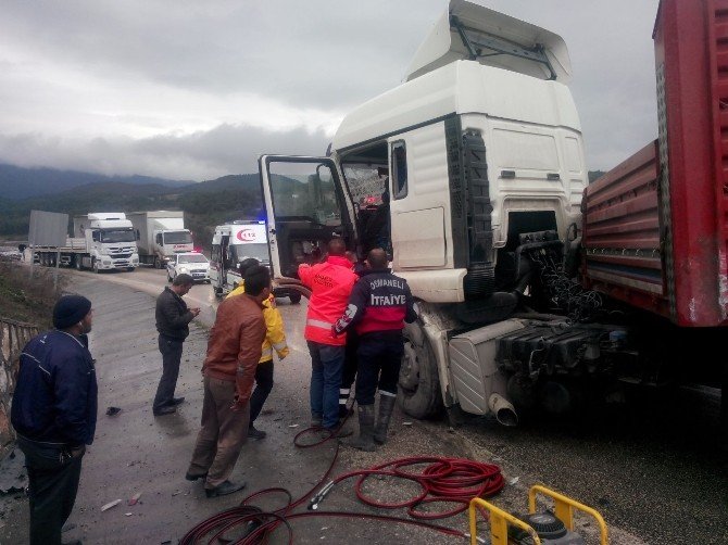 Osmaneli’de Trafik Kazası, 1 Yaralı