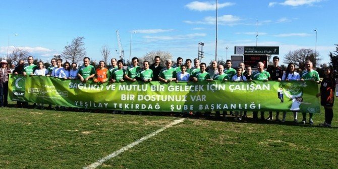Tekirdağ’da Protokol Üyeleri, Kadın Futbol Takımıyla Maç Yaptı