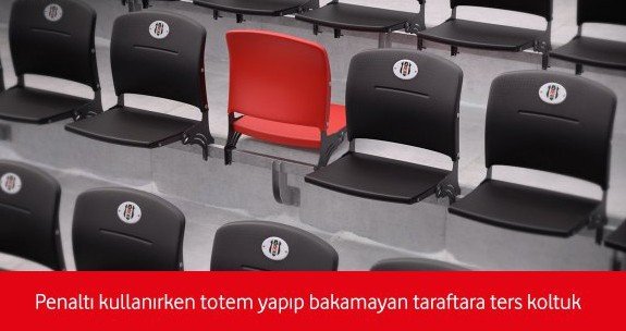 Vodafone Arena’da Taraftara Özel Koltuk
