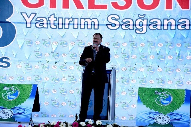 Bakan Eroğlu Giresun’da