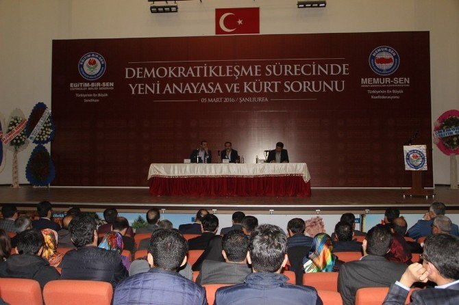 Şanlıurfa’da Yeni Anayasa Ve Kürt Sorunu Ele Alındı