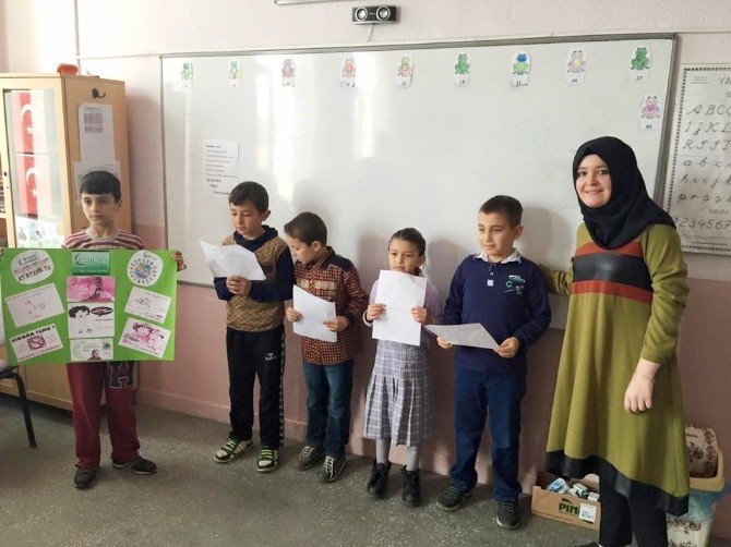 Atatürk İlkokulu’nda Yeşilay Haftası Kutlandı