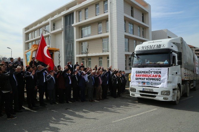 Çekmeköy Belediyesi’nden Bayırbucak Türkmenlerine Yardım Eli