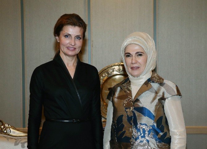 Emine Erdoğan, Maryna Poroşenko İle Görüştü