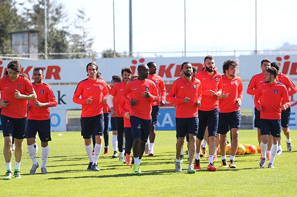 Trabzonspor, Mersin İdmanyurdu maçının hazırlıklarını sürdürdü