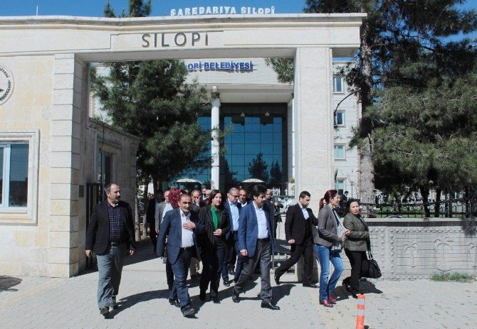 Van Büyükşehir Belediyesi Eş Başkanları Silopi’de