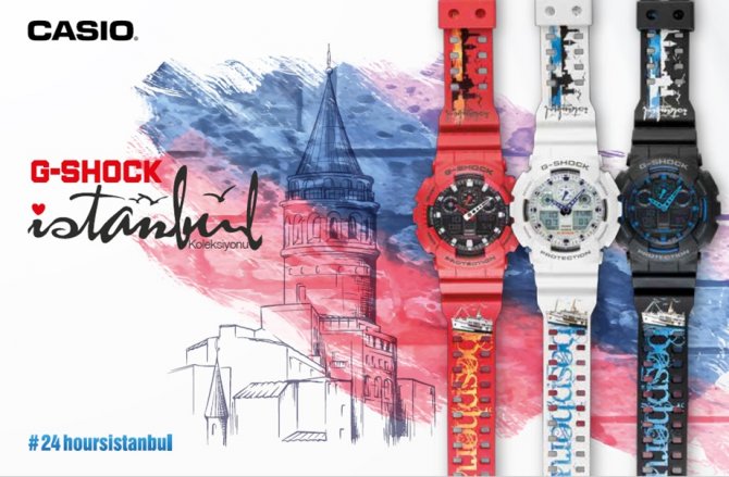 Casio, İstanbul için saat tasarladı