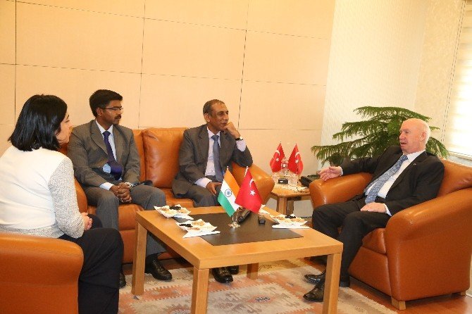Hindistan Ankara Büyükelçisi’nden Valilik Ziyareti
