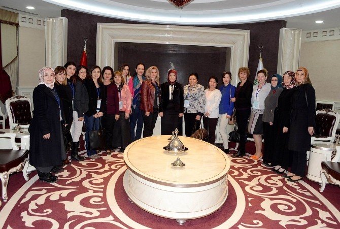 Yabancı Kadın Belediye Yetkililerinden Meram’a Ziyaret