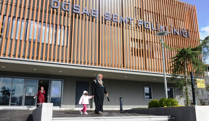 Yeni DOSAB Semt Polikliniği'ne vatandaşlardan yoğun ilgi