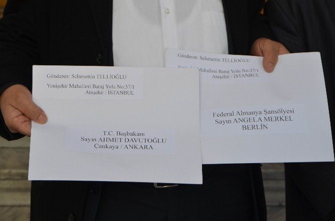 Dostluk Vakfı’ndan Davutoğlu Ve Merkel’e Barış Mektubu