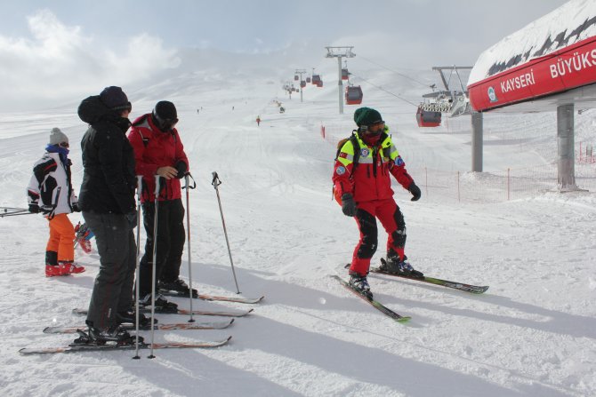 Erciyes’te kayak sezonunun nisan ayına kadar sürmesi bekleniyor