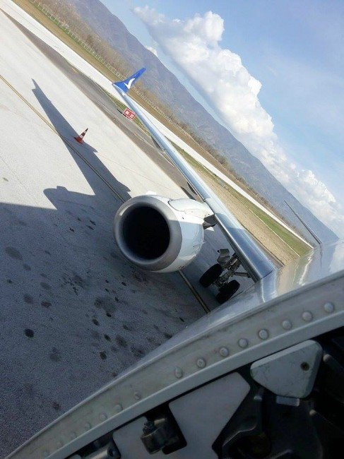 Motoruna Kuş Giren Uçak Teknik Kontrolün Ardından Ankara’ya Havalandı