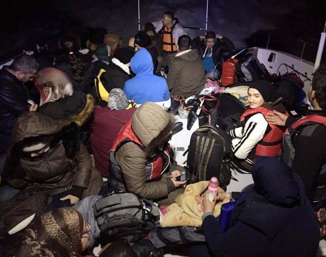 Antalya’da 34 Kaçak Göçmen Yakalandı