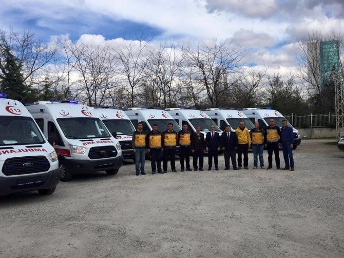 Çanakkale’ye Tam Donanımlı 7 Ambulans