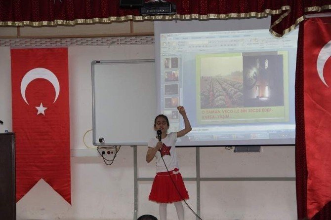 Gülşehir’de İlk Ve Ortaokullar Arası İstiklal Marşı Okuma Yarışması Düzenlendi