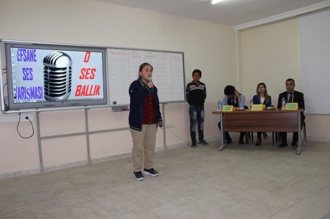 Fen Ve Teknoloji Dersinde ’O SES Ballık’ Yarışması