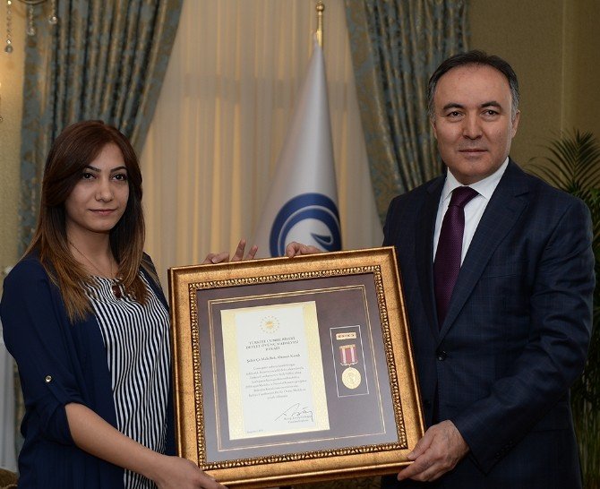 Erzurum’da Devlet Övünç Madalyası Tevcih Töreni