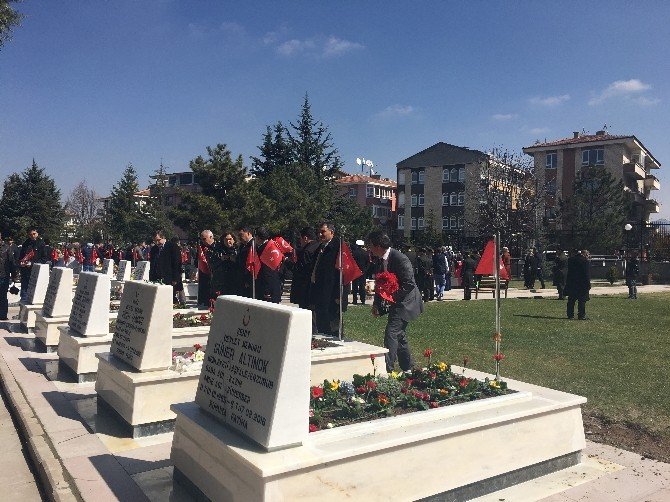 Cebeci Askeri Şehitliği’nde Tören