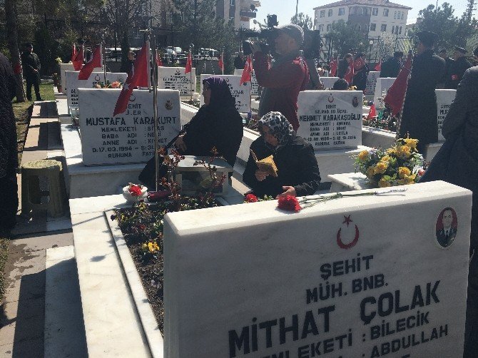 Cebeci Askeri Şehitliği’nde Tören