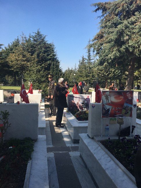 Cebeci Askeri Şehitliği’nde Tören