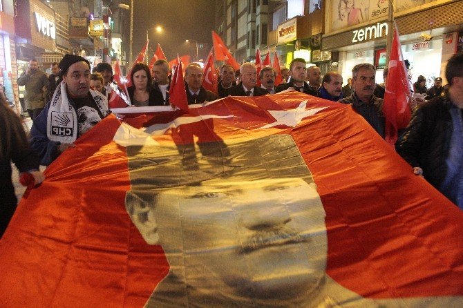 Zonguldak 18 Mart Çanakkale Şehitleri İçin Yürüdü
