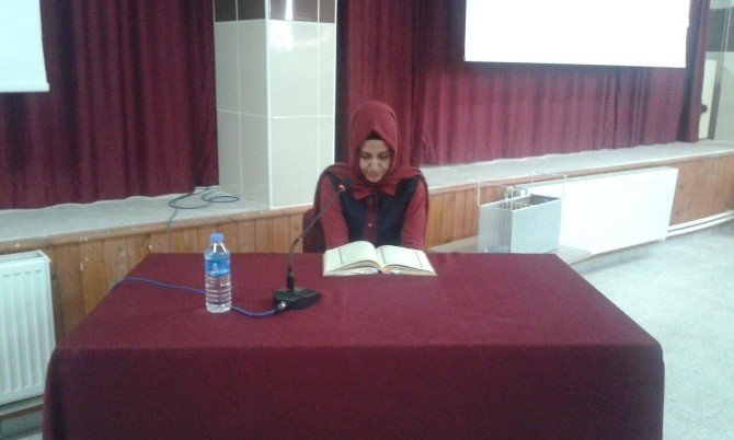Patnos’ta Genç Nida Kur’an-ı Kerim’i Okul Okuma Yarışması
