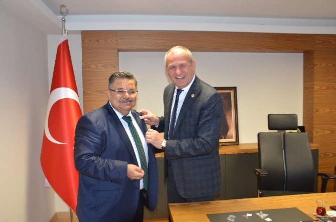 Başkanı Yağcı, AK Parti Genel Başkan Yardımcısı Mehmet Özhaseki İle Bir Araya Geldi
