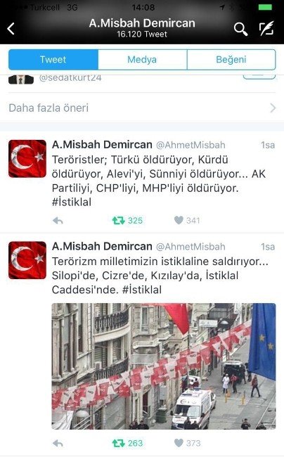 Başkan Ahmet Misbah Demircan: “Terör Bizi Teslim Alamayacak"