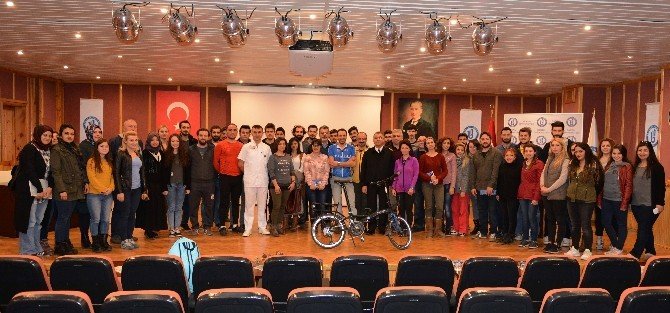 Türkiye’yi Pedalladı, Bartın Üniversitesi’nde Anlattı