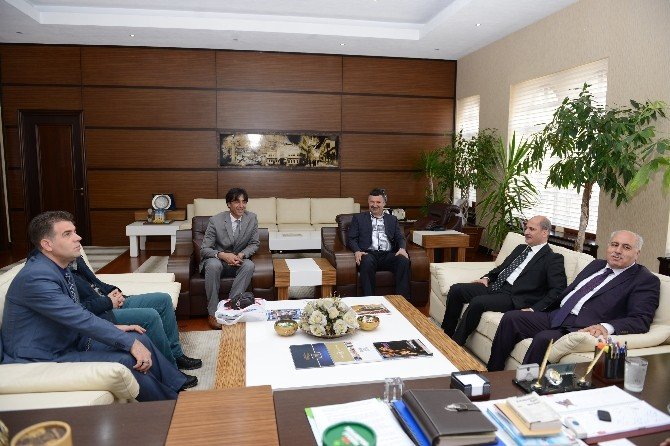 Yeşilli Belediye Başkanı Demir’den Başkan Külcü’ye Ziyaret