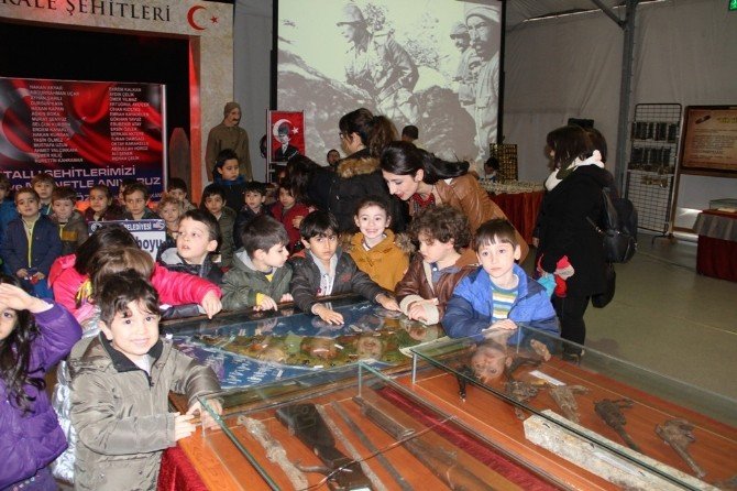 Kreş Öğrencileri Çanakkale Savaş Malzemeleri Müzesi’ni Gezdi