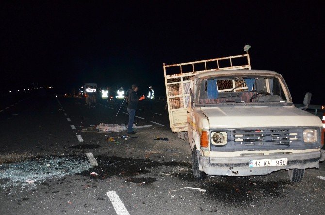 Malatya-elazığ Karayolunda Kaza: 1 Ölü, 4 Yaralı