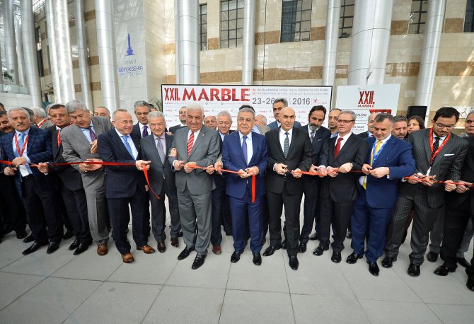 Dünyanın en büyük üçüncü mermer fuarı MARBLE, 1103 katılımcıyla açıldı