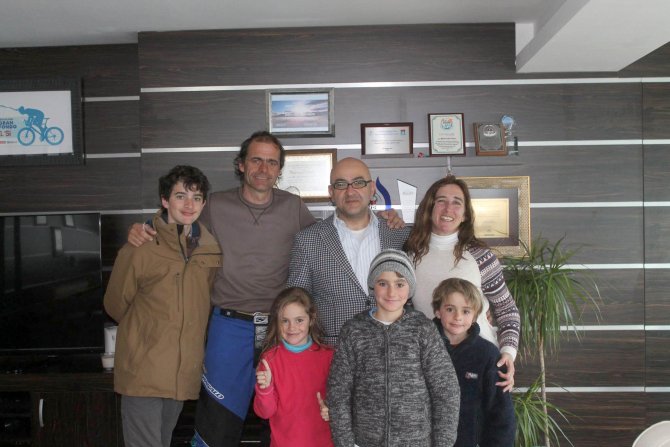 Arjantinli maceracı aile Erciyes'te