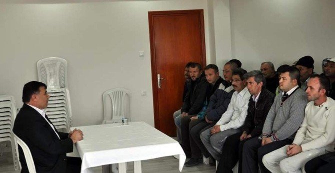 Belediye Başkanı Mustafa Koca Taşeron İşçilerle Bir Araya Geldi