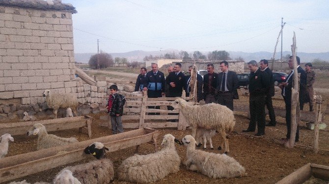 200 Kuzusu Telef Olan Çobana Geçmiş Olsun Ziyareti