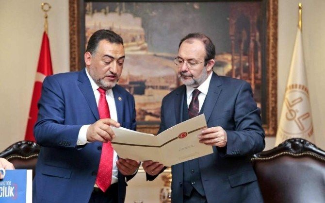 Milletvekili Şükrü Nazlı, Diyanet İşleri Başkanı Mehmet Görmez’i Ziyaret Etti