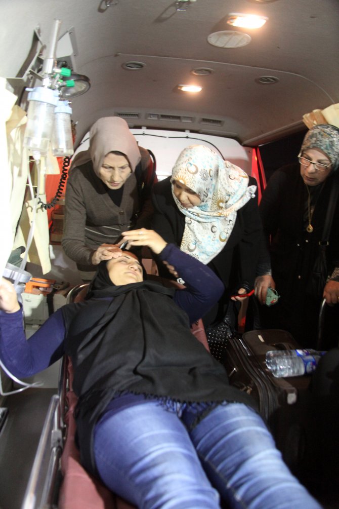 DAEŞ'ın kullandığı kimyasal gazdan etkilenen 15 Türkmen Türkiye'ye gönderildi