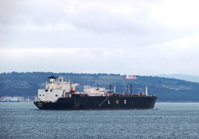 Lng Tankeri Çanakkale Boğazı’ndan Geçti