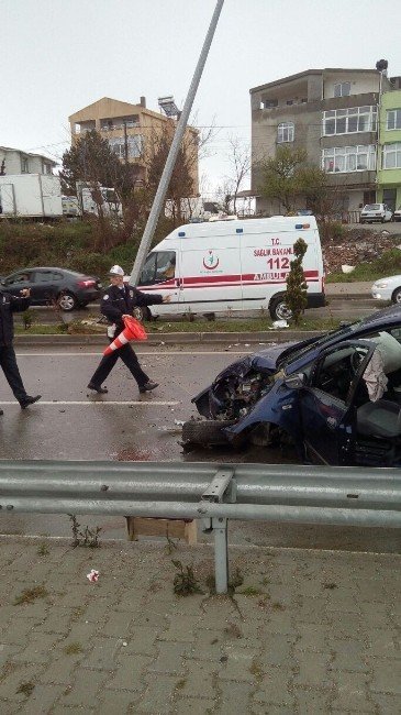Sinop’ta Kaza: 1 Yaralı