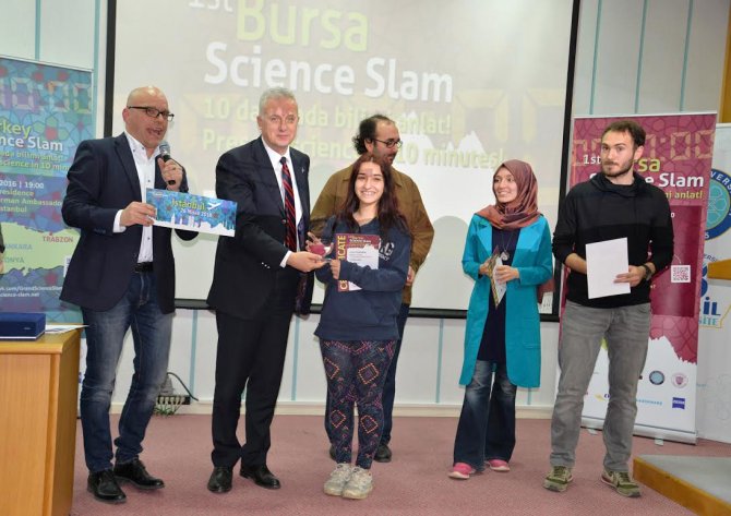 Uludağ Üniversitesi, Bursa Science Slam'e ev sahipliği yaptı