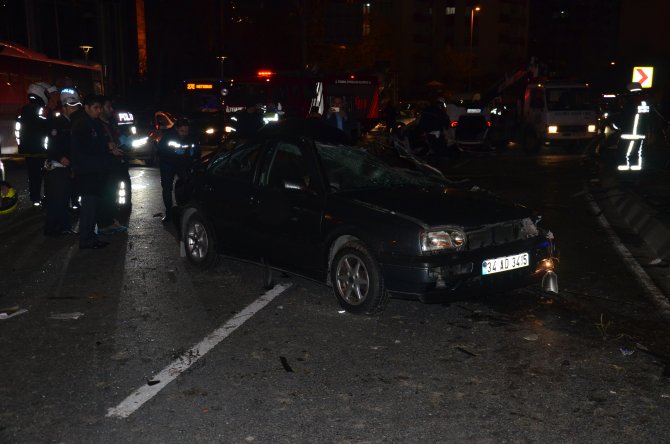 Beşiktaş'ta feci kaza: 1 ölü, 2 yaralı
