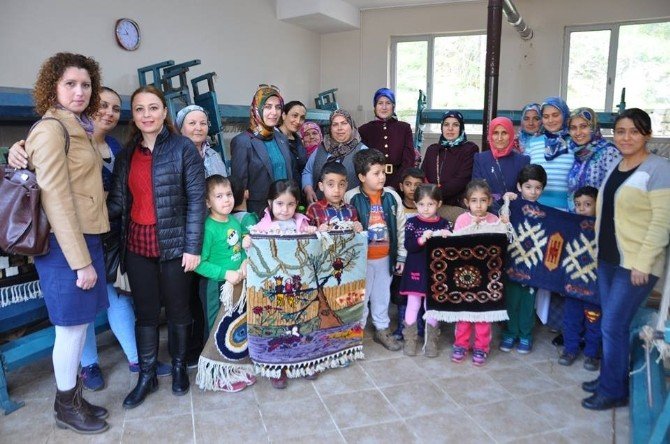 Bintepeler Anaokulu’ndan Halı Atölyesine Ziyaret