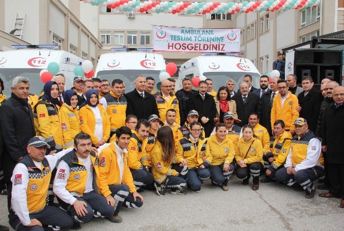 Çorum’da Ambulans Dağıtım Töreni