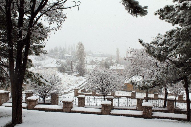 Sivas’ta Kar Yağışı Etkili Oldu