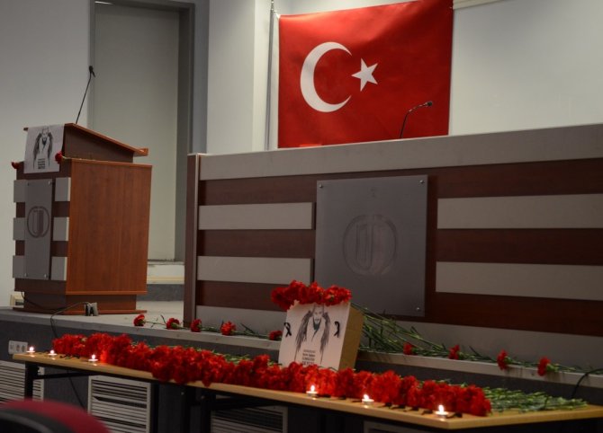 Ankara terör saldırısında hayatını kaybedenler ESOGÜ'de anıldı